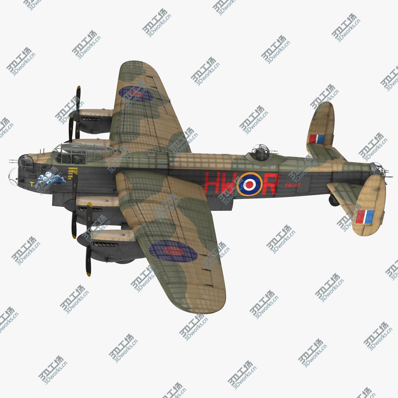 images/goods_img/202104021/3D model British Heavy Bomber Avro Lancaster WWII/1.jpg